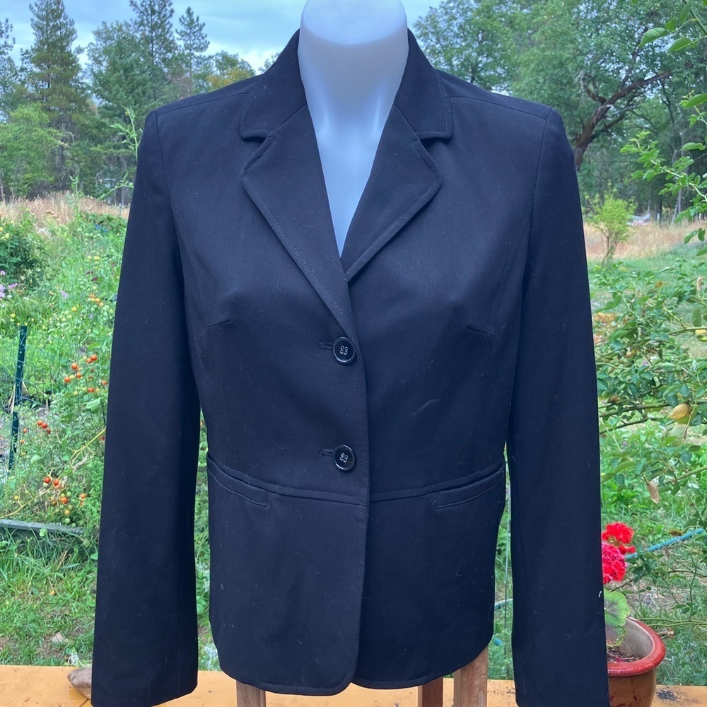 Charter club petite  8P NWOT Women's Black Blazer Jacket